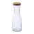 Üvegkancsó parafadugóval, 1000 ml