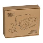 Barcelona Bluetooth fülhallgató bambusz dobozban