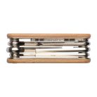 Kerékpár szerszámkészlet fa burkolatban