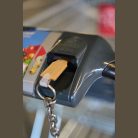 Göteborg bambusz érmés kulcstartó