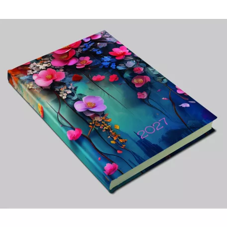 Picture A/5 napi agenda - Floral