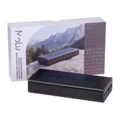 MoLu Tallahassee napelemes powerbank, 20.000 mAh