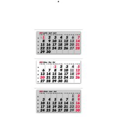 3 részes speditőr naptár