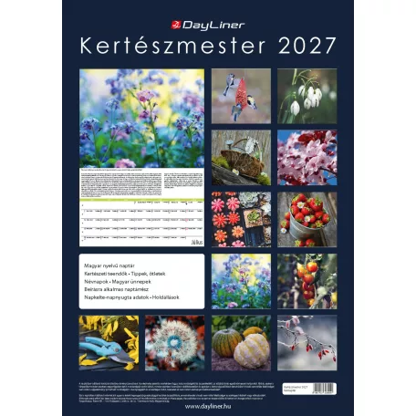 Kertészmester falinaptár
