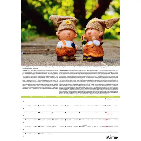 Kertészmester falinaptár