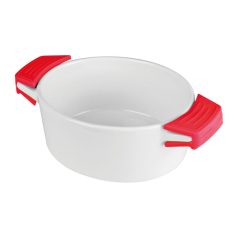 Delhi Porcelán edény szilikon tetővel