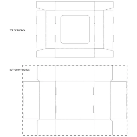CreaBox Gift Box Window L ajándékdoboz
