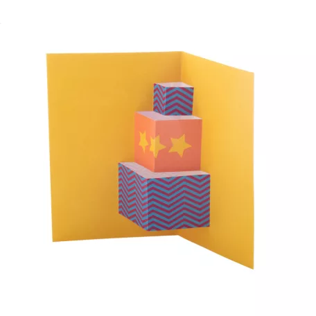 Dimensions 3D karácsonyi képeslap, ajándékdoboz