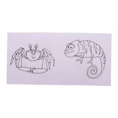 ColoBook egyediesíthető kifestő füzet, állatok