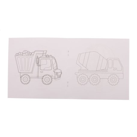 ColoBook egyediesíthető kifestő füzet, járművek