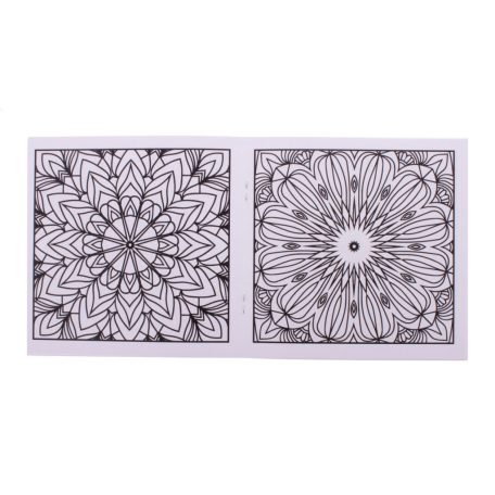 ColoBook egyediesíthető kifestő füzet, mandala