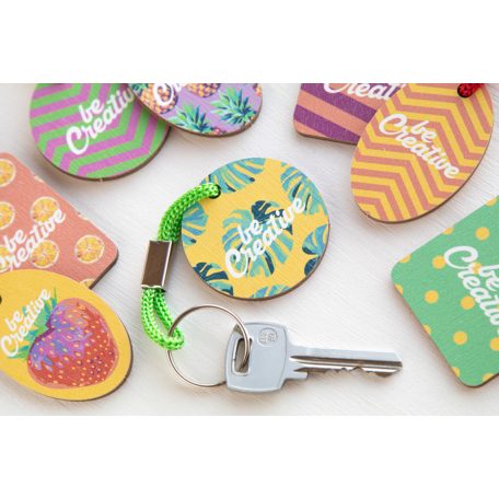 Woody Plus A egyediesíthető kulcstartó