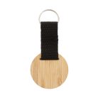 Stropp bambusz kulcstartó, kör