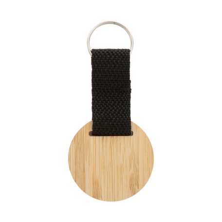 Stropp bambusz kulcstartó, kör
