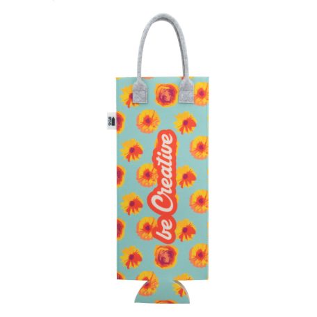 CreaFelt Vino egyediesíthető RPET boros ajándéktáska