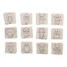 Colormor színezős memóriajáték, állatok