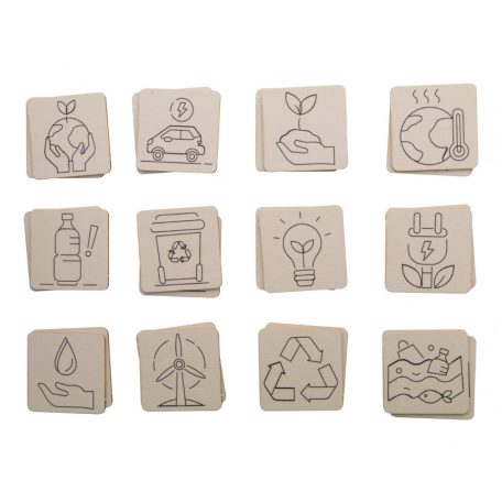 Colormor színezős memóriajáték, környezetvédelem