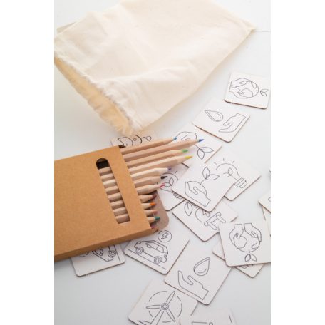 Colormor színezős memóriajáték, környezetvédelem