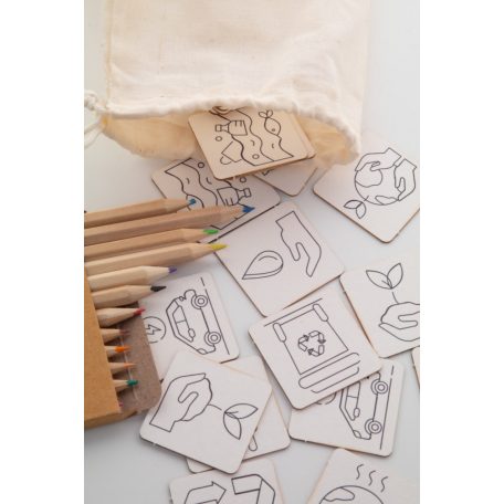 Colormor színezős memóriajáték, környezetvédelem