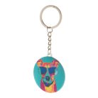 KeyBadge RPET Mini kitűzős RPET kulcstartó