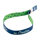 SuboWrist RPET egyedi fesztivál karszalag