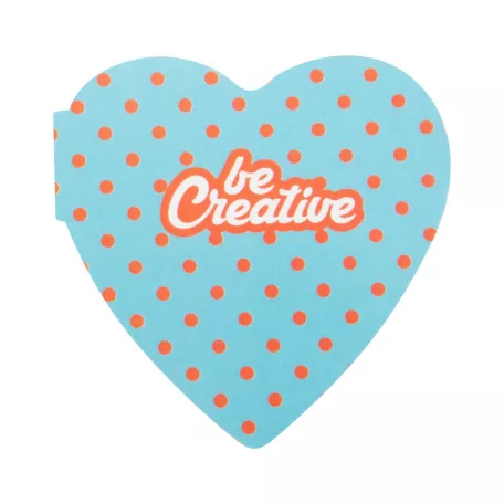 CreaStick Heart egyediesíthető öntapadós jegyzettömb