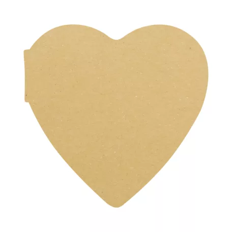 CreaStick Heart Eco egyediesíthető öntapadós jegyzettömb