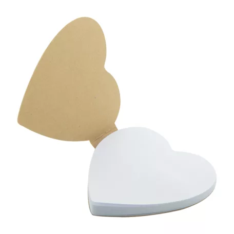 CreaStick Heart Eco egyediesíthető öntapadós jegyzettömb