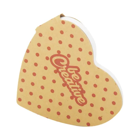 CreaStick Heart Eco egyediesíthető öntapadós jegyzettömb