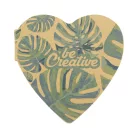 CreaStick Heart Eco egyediesíthető öntapadós jegyzettömb
