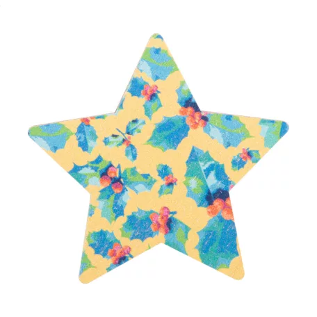 Woofri Xmas egyedi karácsonyi hűtőmágnes, csillag