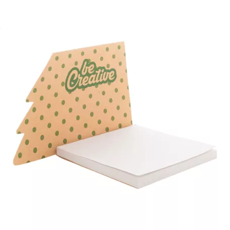 CreaStick Xmas Eco egyediesíthető öntapadós jegyzettömb, karácsonyfa