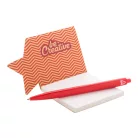 CreaStick Xmas Eco egyediesíthető öntapadós jegyzettömb, csillag