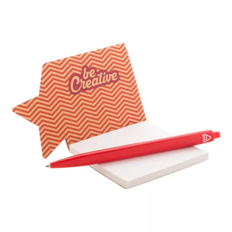 CreaStick Xmas Eco egyediesíthető öntapadós jegyzettömb, csillag