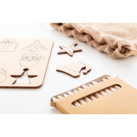 Ravya karácsonyi színezős formakereső játék