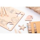 Ravya karácsonyi színezős formakereső játék