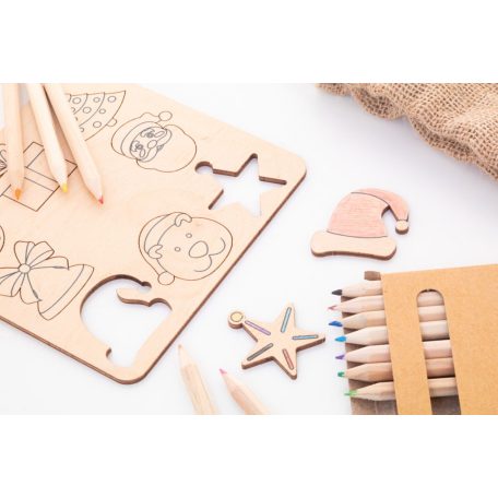 Ravya karácsonyi színezős formakereső játék