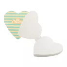 CreaStick Seed Heart egyediesíthető öntapadós jegyzettömb