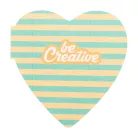 CreaStick Seed Heart egyediesíthető öntapadós jegyzettömb