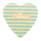CreaStick Seed Heart egyediesíthető öntapadós jegyzettömb
