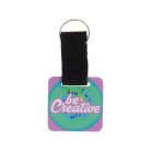 Woody Strap egyedi kulcstartó, négyzet