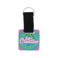 Woody Strap egyedi kulcstartó, négyzet