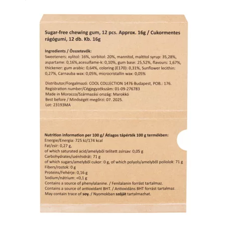 CreaChew 12 Eco egyediesíthető rágógumi