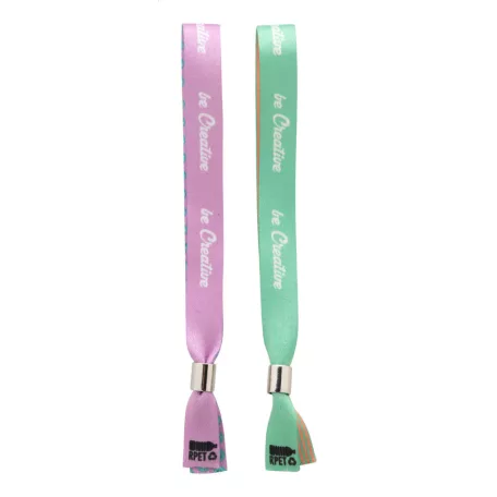 SuboWrist Alloy egyedi RPET fesztivál karkötő