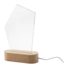 Woodify LED-es trófea, ötszög