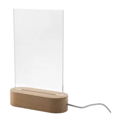 Woodify LED-es trófea, téglalap