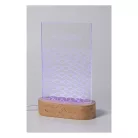 Woodify LED-es trófea, téglalap
