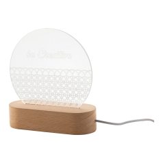Woodify LED-es trófea, kör