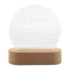 Woodify LED-es trófea, kör