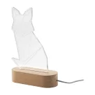 Woodify LED-es trófea, egyedi forma